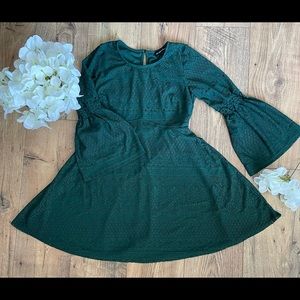 My Michelle Evergreen Small lace dress